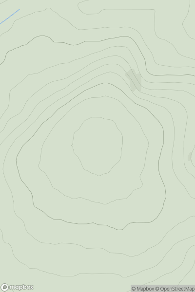 Thumbnail image for Allt Maestir showing contour plot for surrounding peak