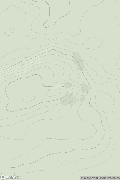 Thumbnail image for Moel Penderyn showing contour plot for surrounding peak