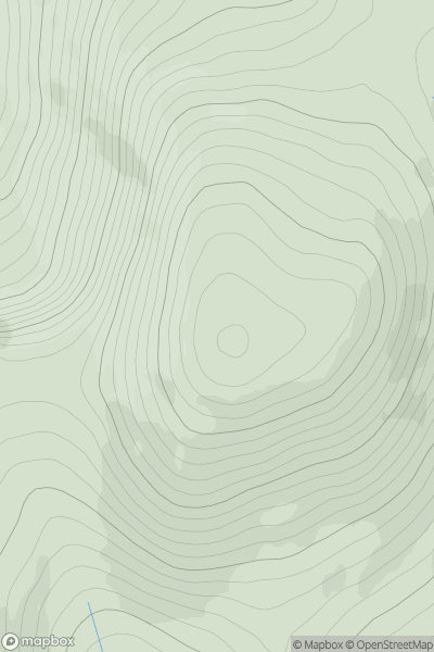 Thumbnail image for Cairn Gorm showing contour plot for surrounding peak