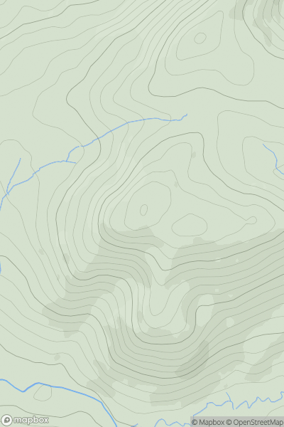 Thumbnail image for Mwmffri showing contour plot for surrounding peak