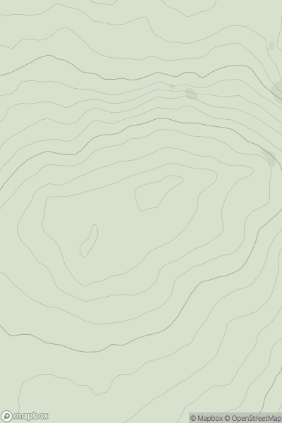 Thumbnail image for Allt Cunedda showing contour plot for surrounding peak