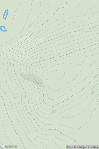 Thumbnail image for Llanmadoc Hill showing contour plot for surrounding peak