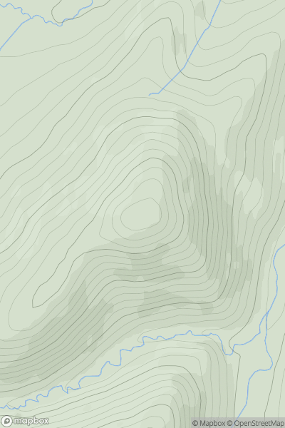 Thumbnail image for Great Hetha showing contour plot for surrounding peak