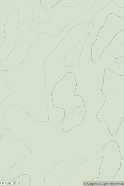 Thumbnail image for Oaken Head showing contour plot for surrounding peak