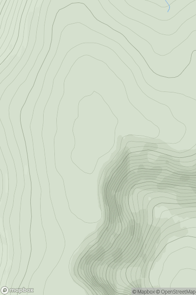 Thumbnail image for Beinn a' Bhuird (Beinn a' Bhuird North Top) showing contour plot for surrounding peak