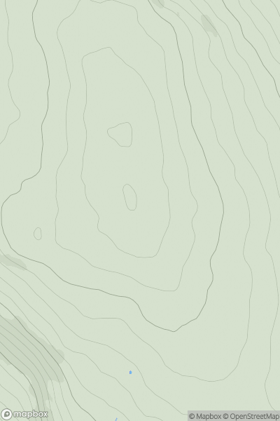 Thumbnail image for Cumrew Fell showing contour plot for surrounding peak