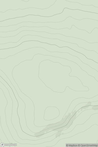 Thumbnail image for Blaze Fell showing contour plot for surrounding peak