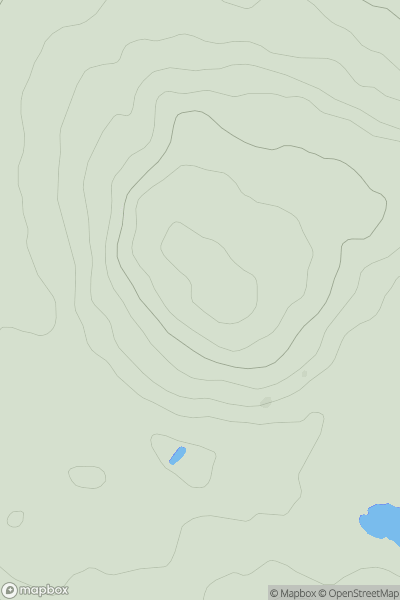 Thumbnail image for Quarrystone Bank showing contour plot for surrounding peak