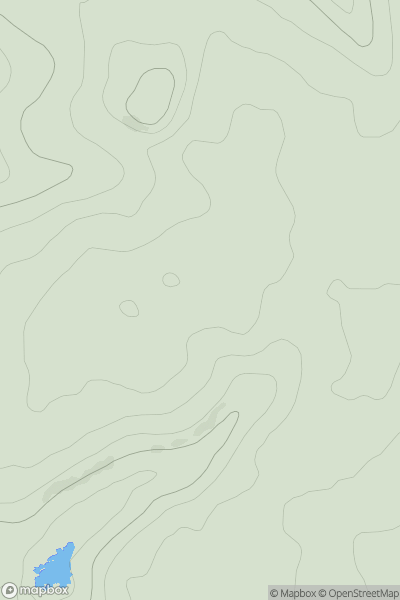 Thumbnail image for Strawberry Hill showing contour plot for surrounding peak