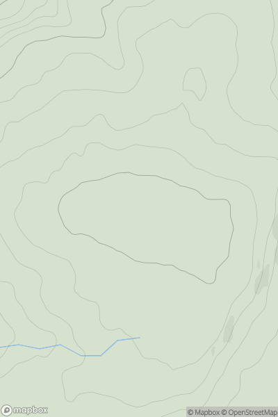 Thumbnail image for Caton Moor showing contour plot for surrounding peak
