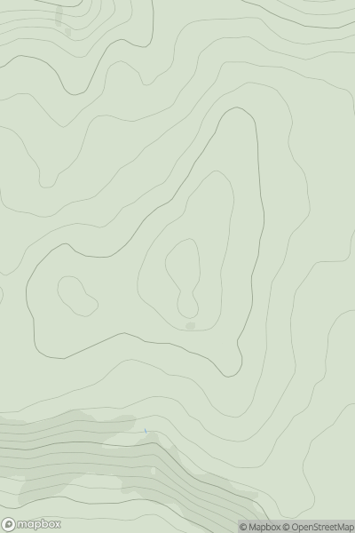 Thumbnail image for Sir William Hill showing contour plot for surrounding peak