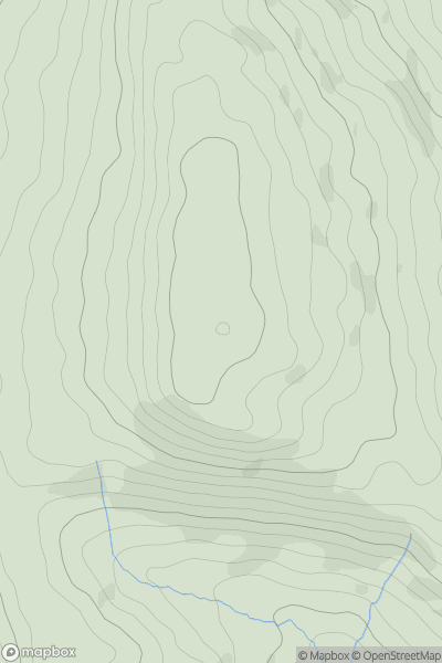 Thumbnail image for Whaley Moor showing contour plot for surrounding peak