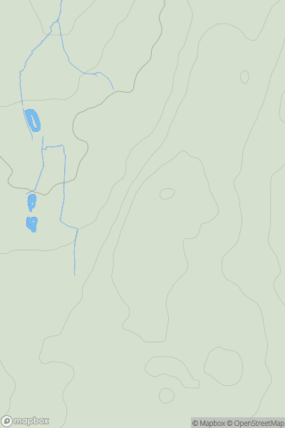 Thumbnail image for Overmoor showing contour plot for surrounding peak