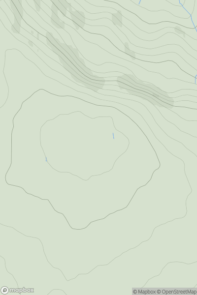 Thumbnail image for Brow Moor showing contour plot for surrounding peak