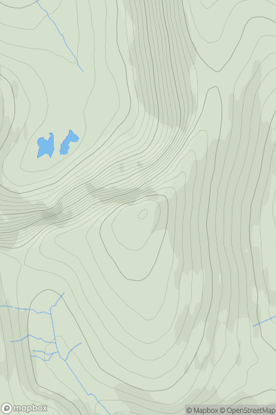 Thumbnail image for Stob Coire an t-Sneachda showing contour plot for surrounding peak