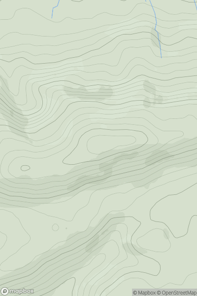 Thumbnail image for Bringewood showing contour plot for surrounding peak