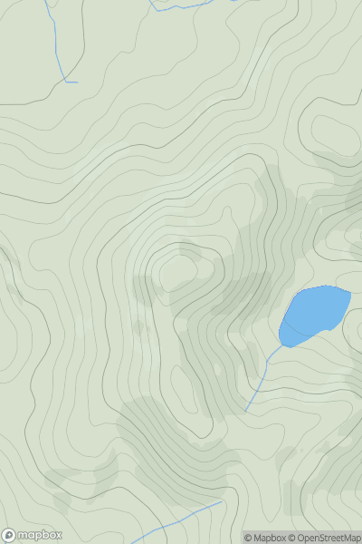 Thumbnail image for Herefordshire Beacon showing contour plot for surrounding peak