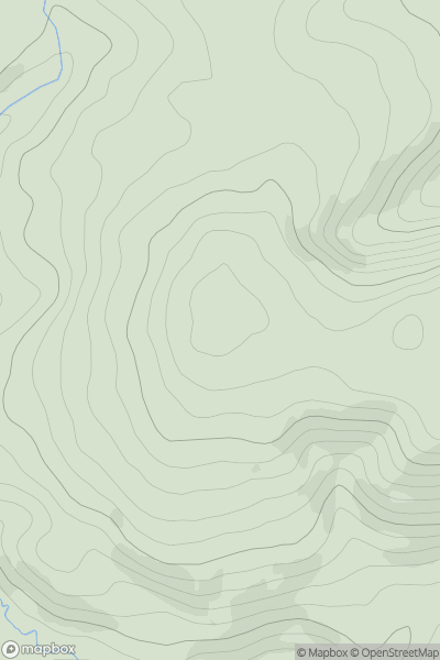 Thumbnail image for Knoll Hill showing contour plot for surrounding peak
