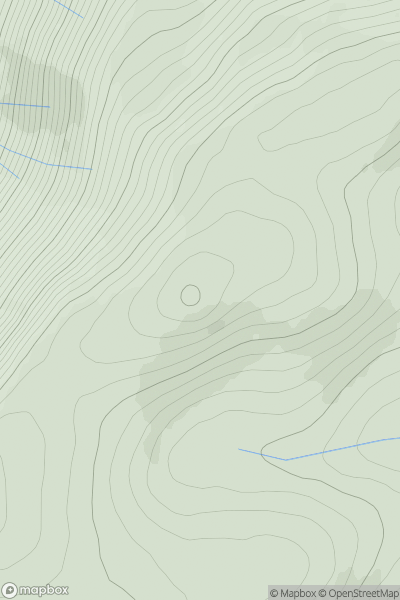 Thumbnail image for Ben Avon - Leabaidh an Daimh Bhuidhe showing contour plot for surrounding peak