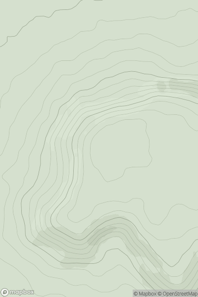 Thumbnail image for Birley Hill showing contour plot for surrounding peak