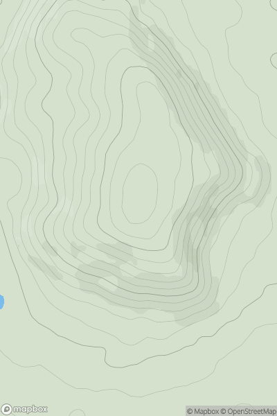 Thumbnail image for Credenhill showing contour plot for surrounding peak