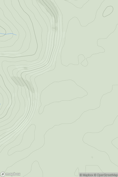 Thumbnail image for Birdlip Hill showing contour plot for surrounding peak