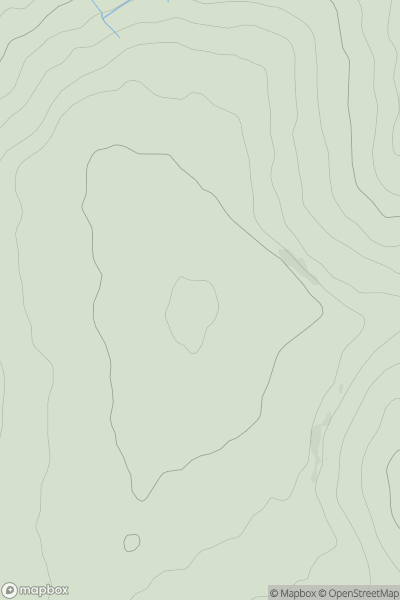 Thumbnail image for Ebrington Hill showing contour plot for surrounding peak