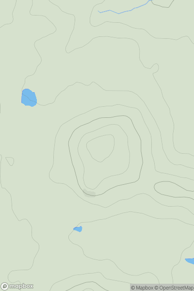 Thumbnail image for Arbury Hill showing contour plot for surrounding peak