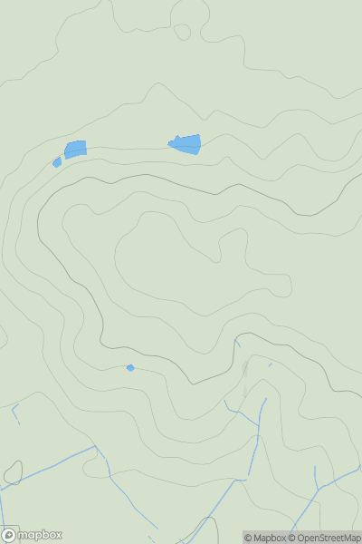 Thumbnail image for Shotover Hill showing contour plot for surrounding peak