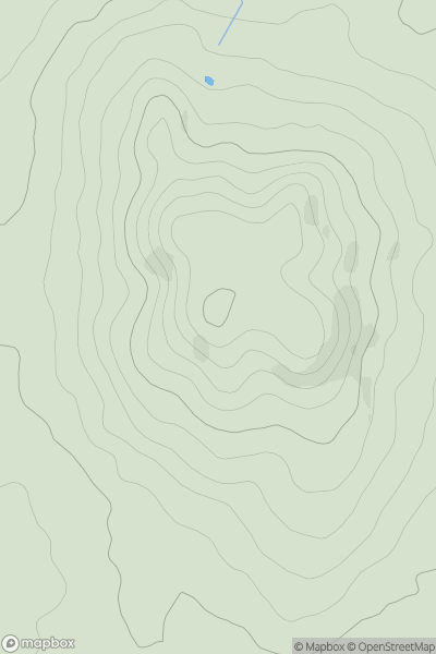 Thumbnail image for Churchdown Hill (Chosen Hill) (Tinker's Hill) showing contour plot for surrounding peak