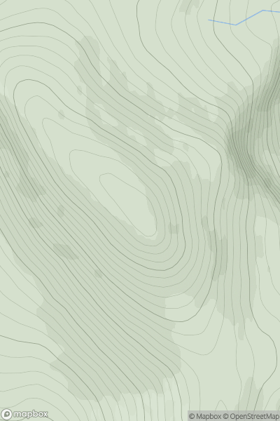 Thumbnail image for Derry Cairngorm showing contour plot for surrounding peak