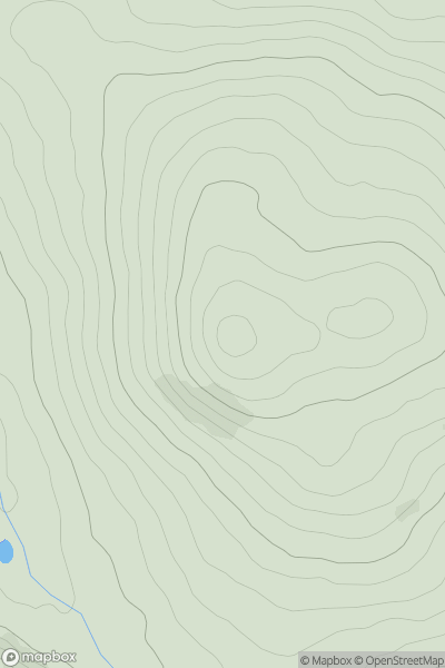 Thumbnail image for Easdon Tor showing contour plot for surrounding peak