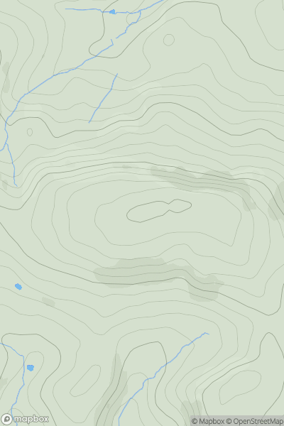 Thumbnail image for Fursdon Hill showing contour plot for surrounding peak