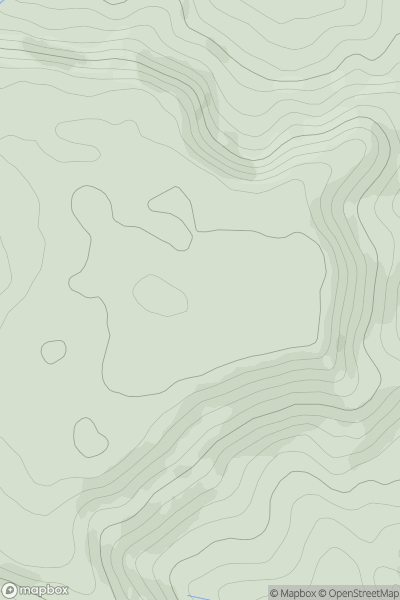 Thumbnail image for Colleywell Hill showing contour plot for surrounding peak