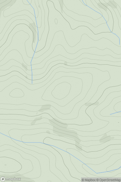 Thumbnail image for Waddles Down showing contour plot for surrounding peak