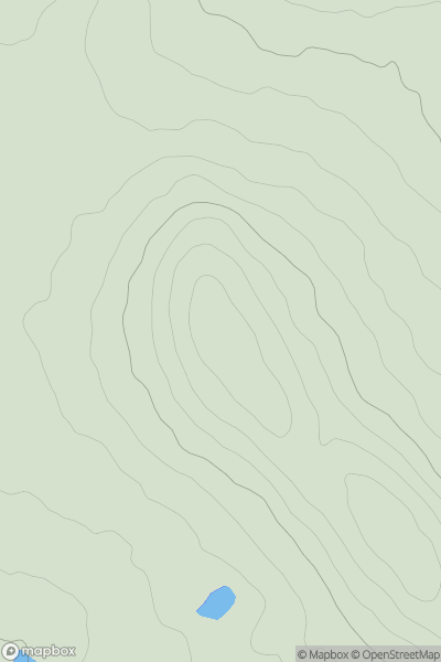 Thumbnail image for Tregonning Hill showing contour plot for surrounding peak
