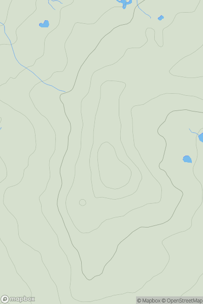 Thumbnail image for Woodbury Common showing contour plot for surrounding peak