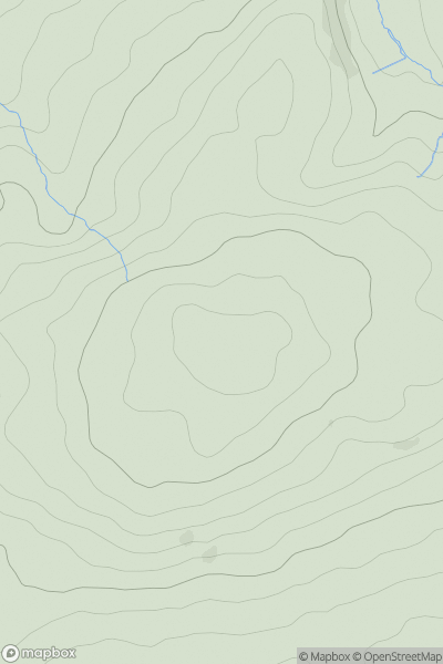 Thumbnail image for White Down showing contour plot for surrounding peak