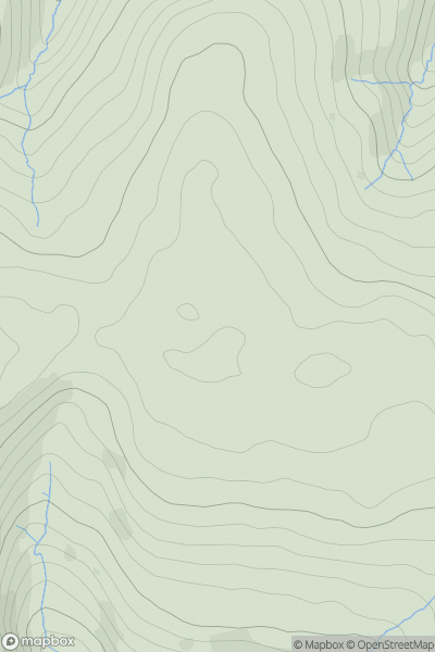 Thumbnail image for Monkham Hill (Withycombe Common) showing contour plot for surrounding peak