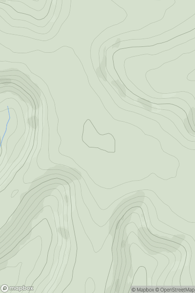 Thumbnail image for Eggardon Hill showing contour plot for surrounding peak