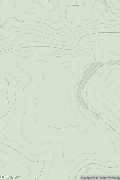 Thumbnail image for St Rayn Hill showing contour plot for surrounding peak