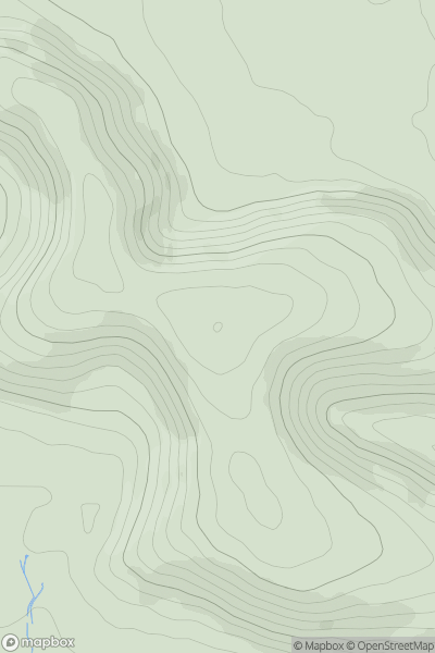 Thumbnail image for Hambledon Hill showing contour plot for surrounding peak