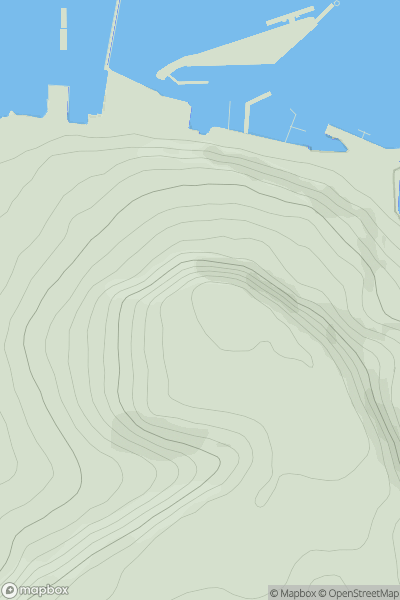 Thumbnail image for The Verne showing contour plot for surrounding peak