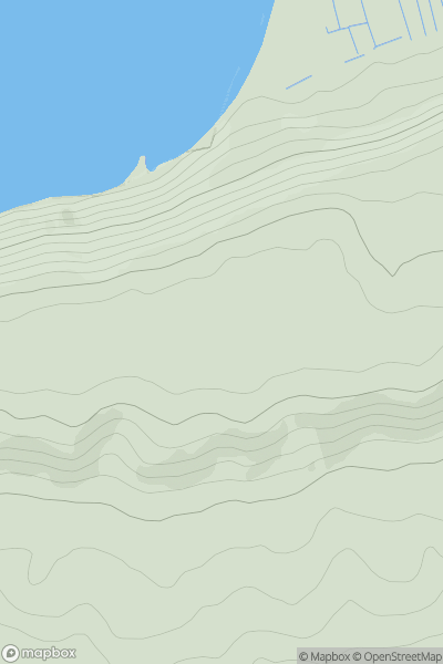 Thumbnail image for Worlebury Hill showing contour plot for surrounding peak