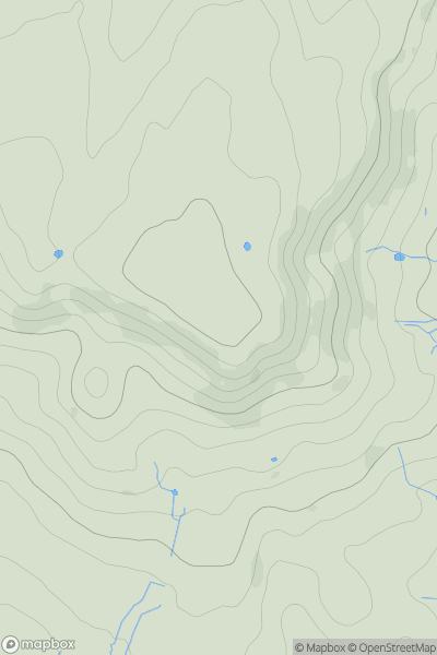 Thumbnail image for Holmbury Hill showing contour plot for surrounding peak