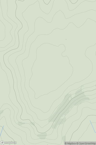 Thumbnail image for Toy's Hill showing contour plot for surrounding peak