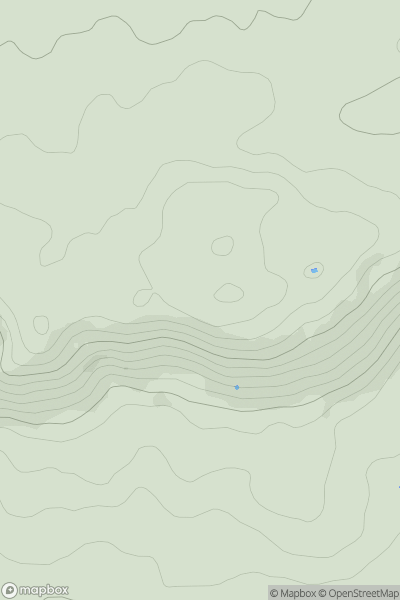 Thumbnail image for Reigate Hill showing contour plot for surrounding peak