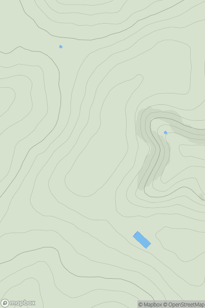Thumbnail image for Newmarket Hill showing contour plot for surrounding peak