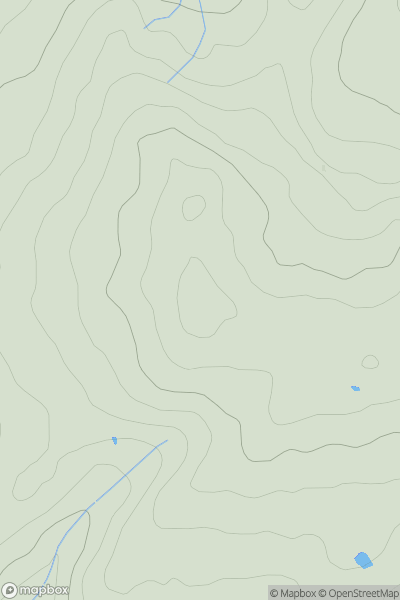 Thumbnail image for North's Seat showing contour plot for surrounding peak