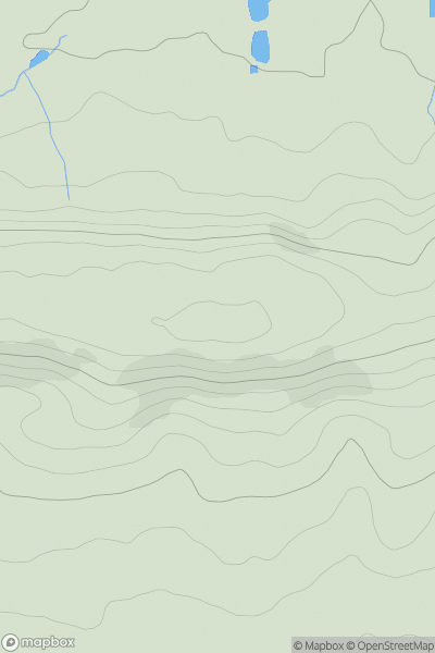 Thumbnail image for Arreton Down showing contour plot for surrounding peak